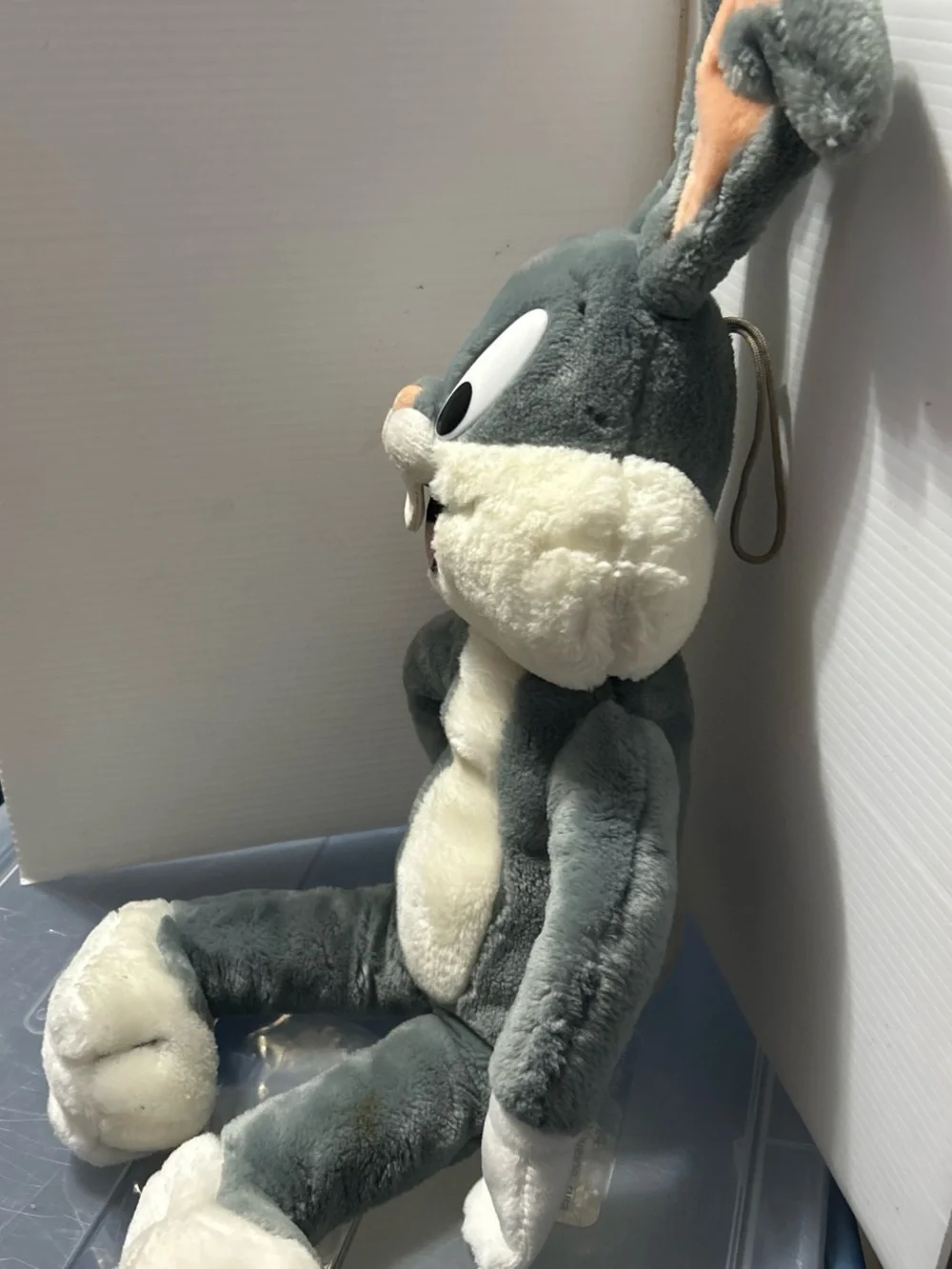 Warner Bros. Gray and White Plush Bugs Bunny Stuffed Animal